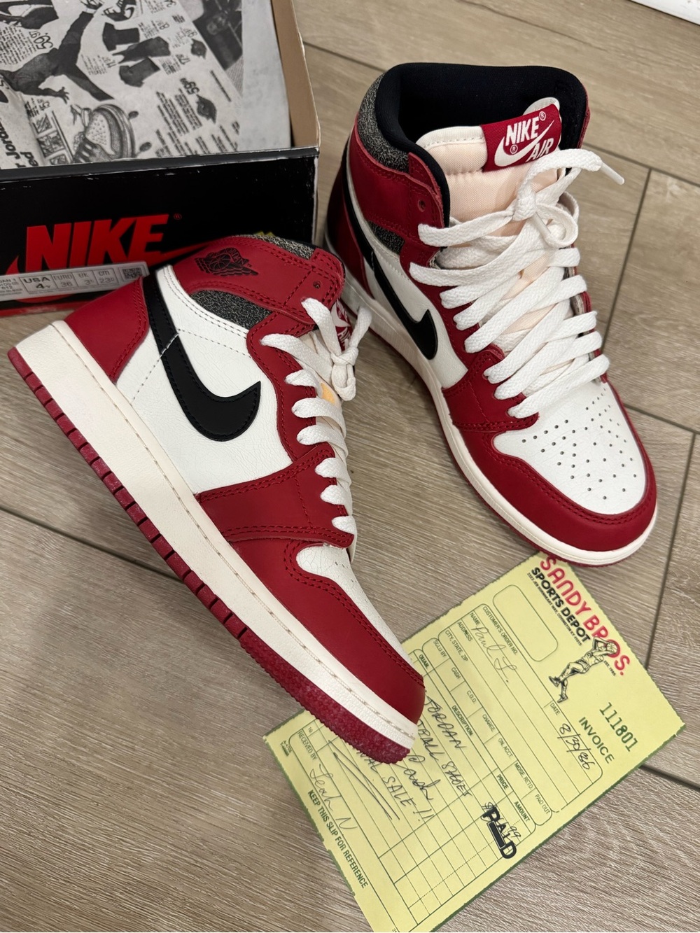 Nike Air Jordan 1 Retro High OG “Chicago Lost & Found”